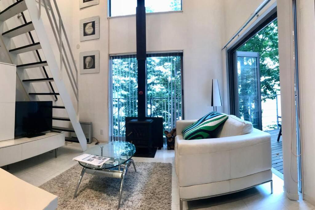 야마나카코 Away From Noise,View Fuji Mt In The Designer House 빌라 외부 사진