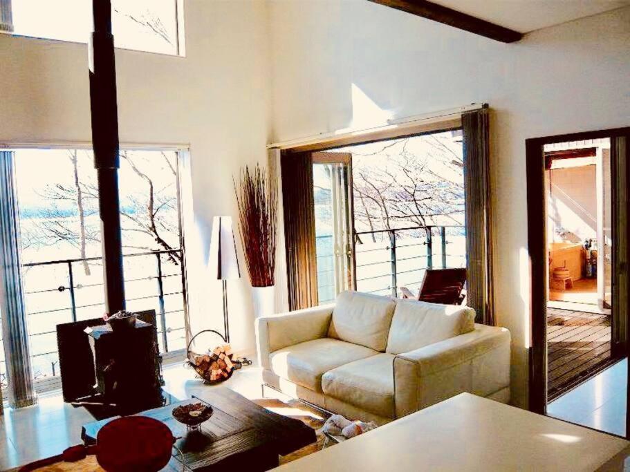 야마나카코 Away From Noise,View Fuji Mt In The Designer House 빌라 외부 사진