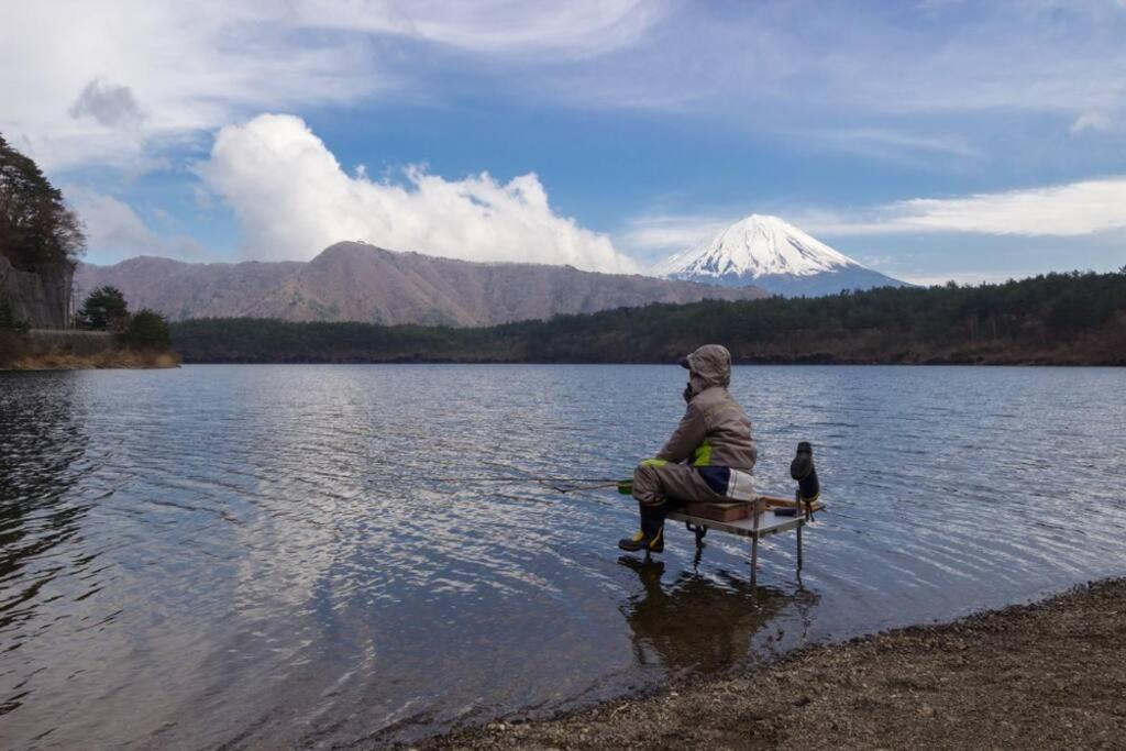 야마나카코 Away From Noise,View Fuji Mt In The Designer House 빌라 외부 사진