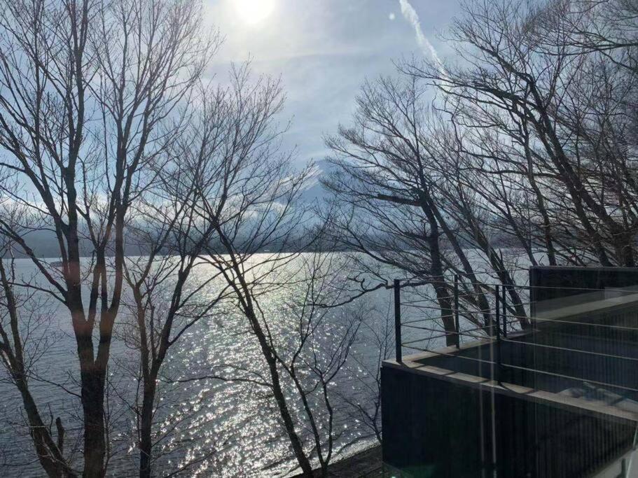 야마나카코 Away From Noise,View Fuji Mt In The Designer House 빌라 외부 사진